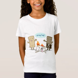 T-Shirt Drôle - étreinte de groupe de S'Mores