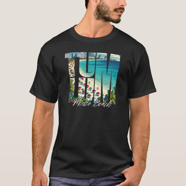 T-shirt Drôle Exclusif Tulum Beach Amateurs Voyage Voyage (Devant)