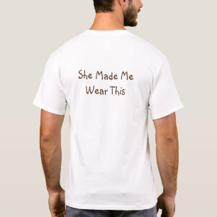T-shirt Drôle face-Whimsical I Love My Girlfriend Photo 2S