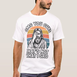 T-shirt drôle Facepalm Citation Rétro Gravure Vint