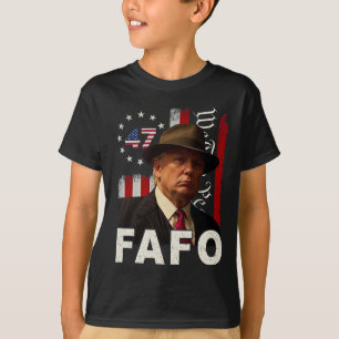 T-shirt Drôle Fafo Trump Fafo Américain Usa Pour Hommes Fe