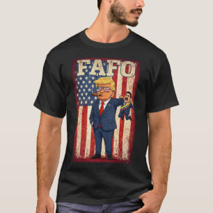 T-shirt Drôle Fafo Trump Fafo Américain Usa Pour Hommes Fe