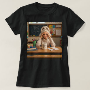 T-shirt Drôle Fait pour Mai Professeurs Filles Meme Dernie