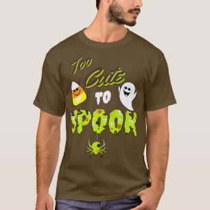 T-shirt Drôle Fantômes Trop mignon Pour Parler Halloween 2