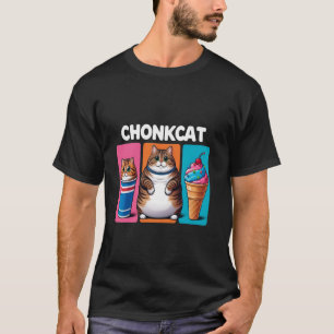 T-shirt Drôle Fat Chats Mème, Chonk Chat Amoureux des chat