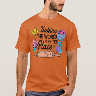T-shirt Drôle femme boulanger boulanger hobby nourriture g