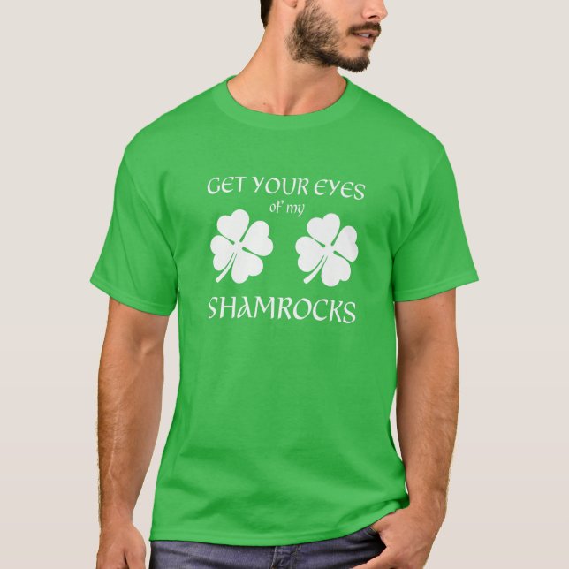 T-shirt Drôle Femme Jour de la Saint Patrick Adulte Irland (Devant)