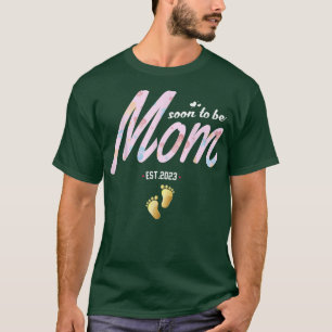 T-shirt Drôle femmes de grossesse Bientôt être maman est 2