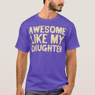 T-shirt Drôle Fête des pères Cool Papa Cadeau Awesome Comm