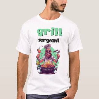 T-shirt Drôle Fête des pères Papa Barbecue Mème