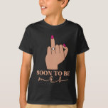 T-shirt Drôle Fiançailles Bientôt Être Mme Bachelorette Pa<br><div class="desc">Fiançailles Drôle Bientôt Pour Être Mme Bachelorette Parti Engagé</div>