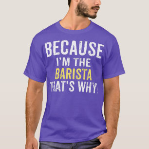T-shirt Drôle Fier Barista