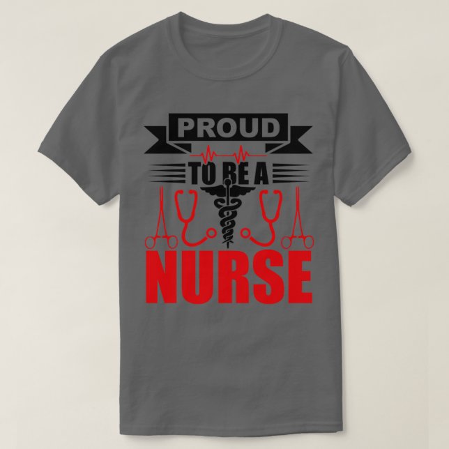 T-shirt Drôle Fier D'Être Une Infirmière Docteur Idée Cade (Design devant)