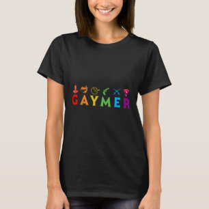 T-shirt Drôle Fierté Lgbt Gay Joueur de jeu vidéo Amateur