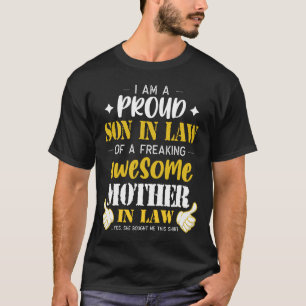 T-shirt Drôle Fils En Droit Cadeau