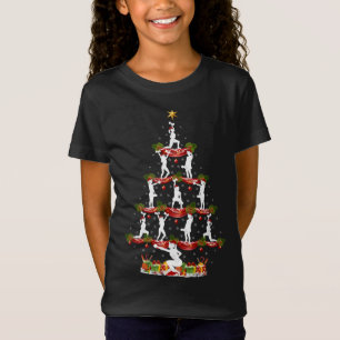 T-Shirt Drôle Fitness Danse Noël Éclairage Fitness Noël