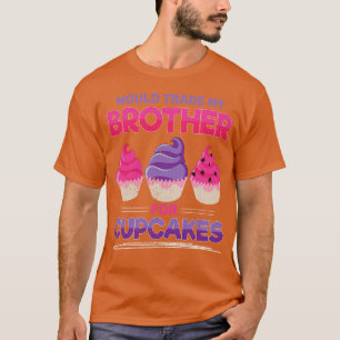 T-shirt Drôle Foodie Baking Sweth Frère Frosting Cupcak
