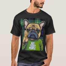 Drôle French Bulldog Stylish Plaid pour Amoureux d
