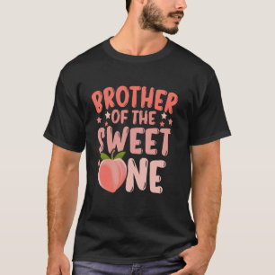 T-shirt Drôle frère de la douce première pêche mignonne Bi