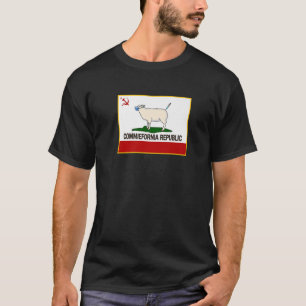 T-shirt Drôle Funny Commiefornia Republic California State