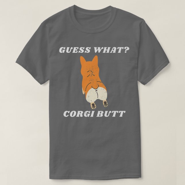 T-shirt Drôle Gallois Corgis Chien Fans Kawaii Devine Ce C (Design devant)
