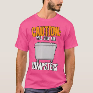 T-shirt Drôle Garbage Diver Trash Picker Dumpster Plongée