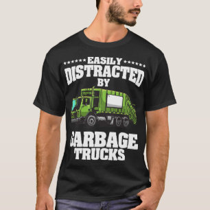 T-shirt Drôle Garbage Trucs Design Kids Hommes Femmes Tra