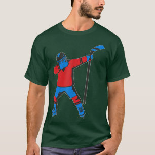 T-shirt Drôle Garçon Kid Hockey Ice Dab Vêtement Dabbing P
