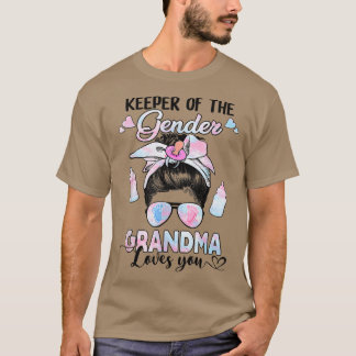 T-shirt Drôle Gardien De La Révélation De Genre De La Gran