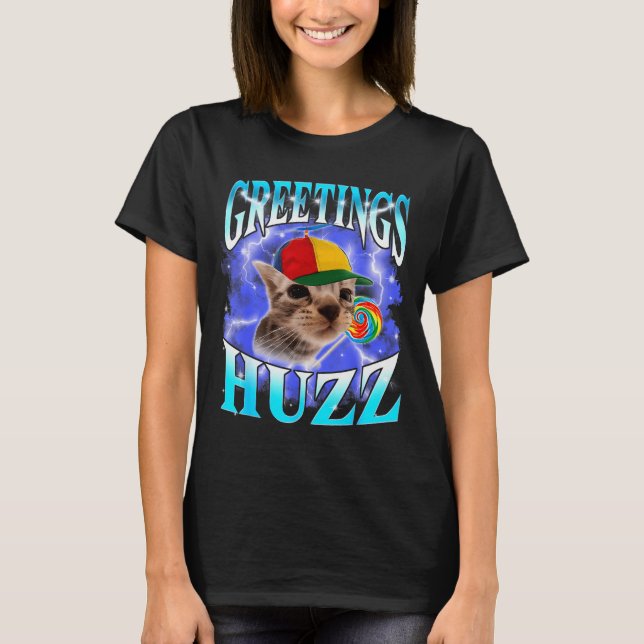 T-shirt Drôle Génération Z Génération Alpha Argot Chat Mèm (Devant)