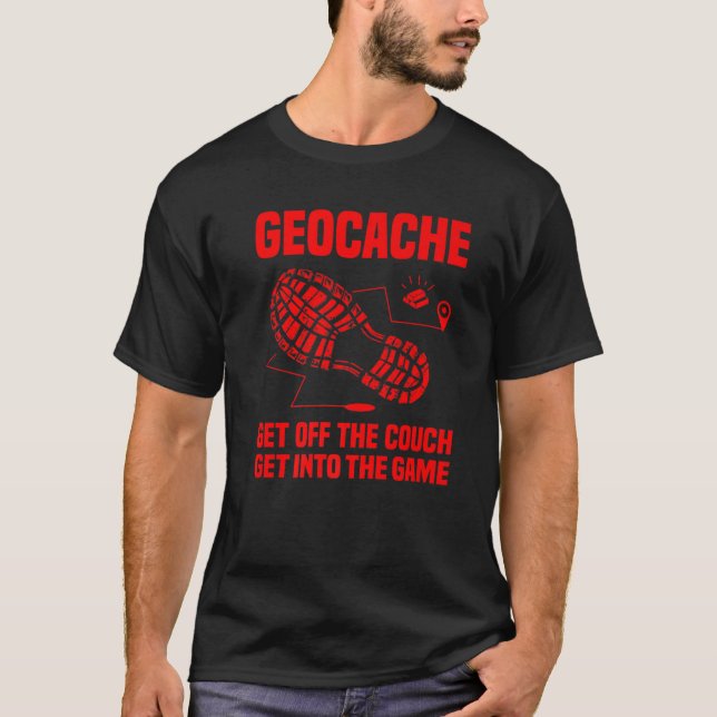 T-shirt Drôle Geocaching Cadeau Pour Hommes Femmes Cool Ge (Devant)