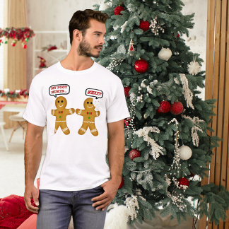 T-shirt Drôle Gingerbread Homme Noël