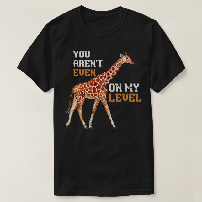 T-shirt Drôle Giraffe Lover Giraffe 1 (Design devant)