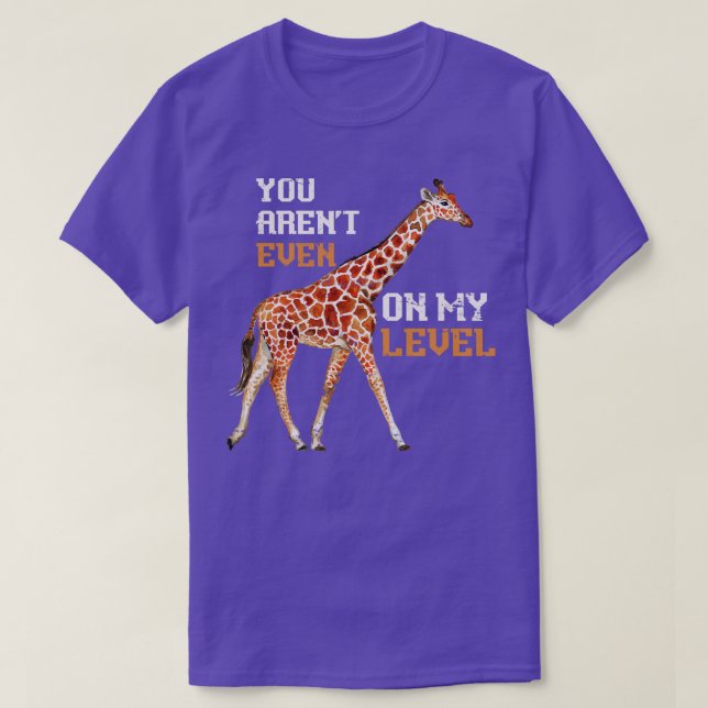 T-shirt Drôle Giraffe Lover Giraffe 1 (Design devant)