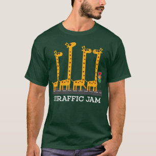 T-shirt Drôle Giraffic Jam Produit Enfants Safari Giraffe 