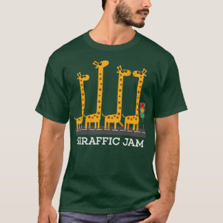 T-shirt Drôle Giraffic Jam Produit Enfants Safari Giraffe 
