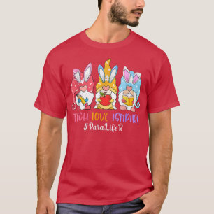 T-shirt Drôle Gnome Enseigner L'Amour Inspirer Paraprofess