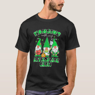 T-shirt Drôle Gnome Pagayer Avec L'Infirmière Orthopédique
