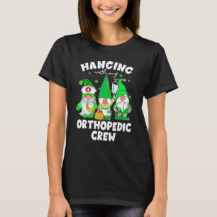 T-shirt Drôle Gnome Pagayer Avec L'Infirmière Orthopédique