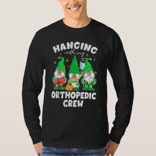 T-shirt Drôle Gnome Pagayer Avec L'Infirmière Orthopédique