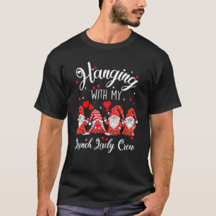 T-shirt Drôle Gnome Pansant Avec Ma Dame De Déjeuner Valen
