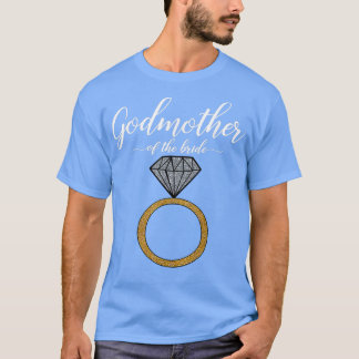 T-shirt Drôle Godmère de la mariée Mariage nuptiale