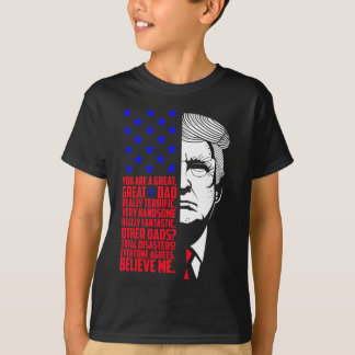 T-shirt Drôle Grand Papa Donald Trump Fête des pères Cadea