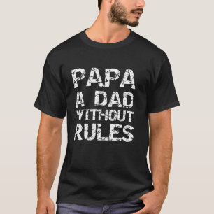 T-shirt Drôle Grand-Père Cadeau Père Fête Papa Un papa ave