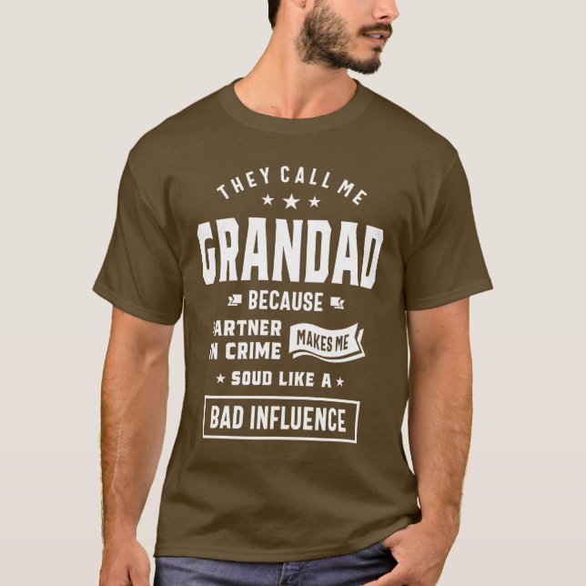 T-shirt Drôle grand-père grand-père cadeau (Devant)