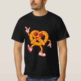 T-shirt drôle graphique – Danse du bretzel