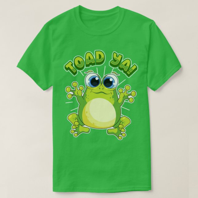 T-shirt Drôle Grenouille Toad Ya Humour Citations (Design devant)