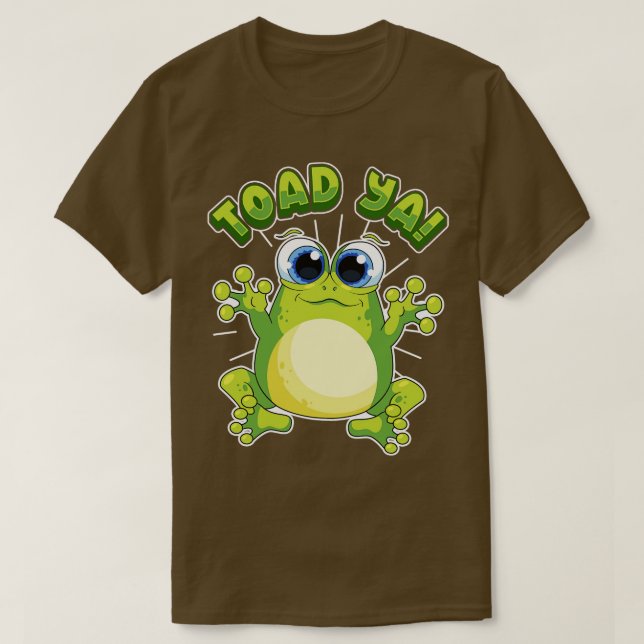 T-shirt Drôle Grenouille Toad Ya Humour Citations (Design devant)