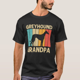 T-shirt Drôle Greyhound pour grand-père papa italien Greyh