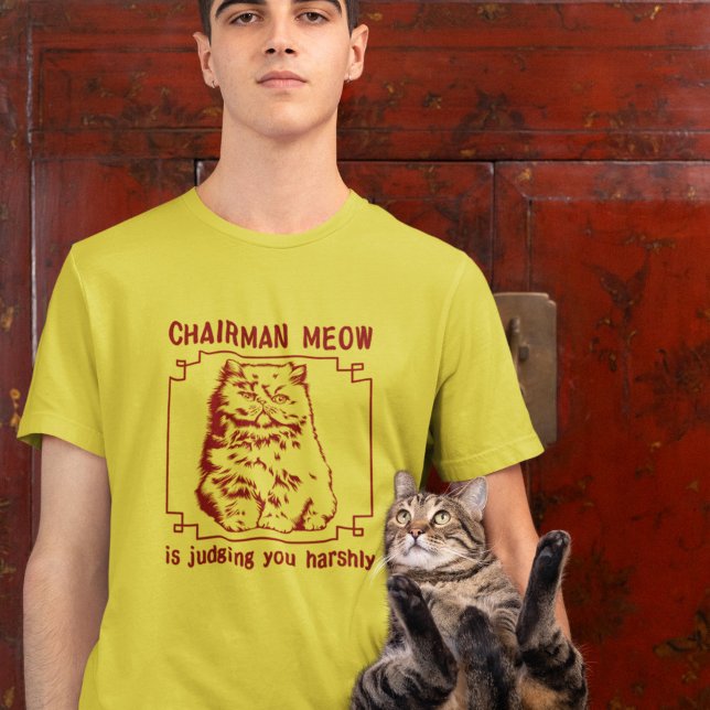 T-shirt Drôle Grumpy Cat Menu chinois de nourriture (Créateur téléchargé)